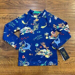 NWT Polo Ralph Lauren bear under the sea Rashguard